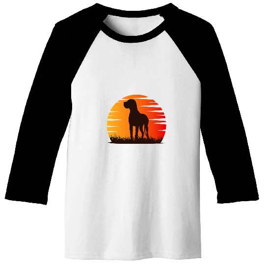 Great Dane Pet German Mastiff Great Dane Dog Breed Baseball Tees