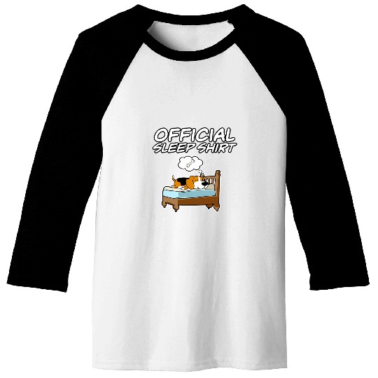 Beagle Pet Official Sleep I Pajamas I Beagle 68 Baseball Tees