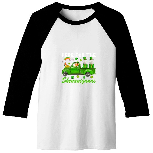 Bichon Pet Frise Here For The Shenanigans Bichon Frise Baseball Tees