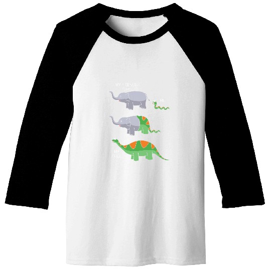My Friends Code Me My Code Snake And Elephant Baseball Tees