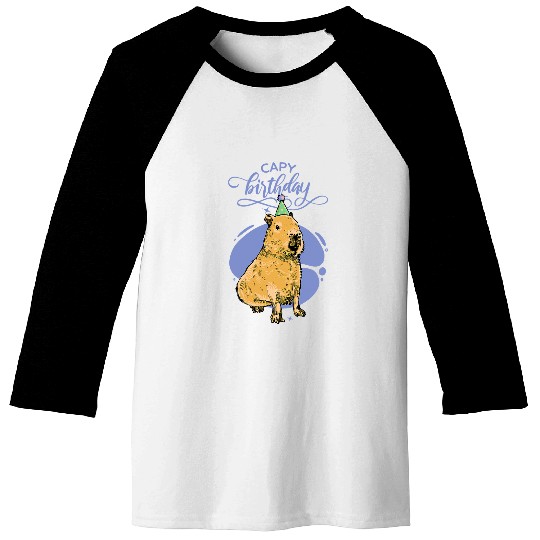 capybaras Mammal Birthday capybaras 1 Baseball Tees