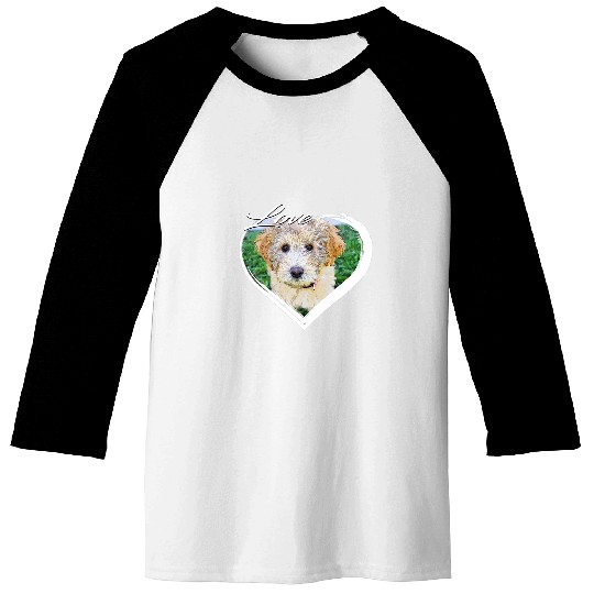 Labradoodle Pet Poodle Labrador White Black Brown Baseball Tees