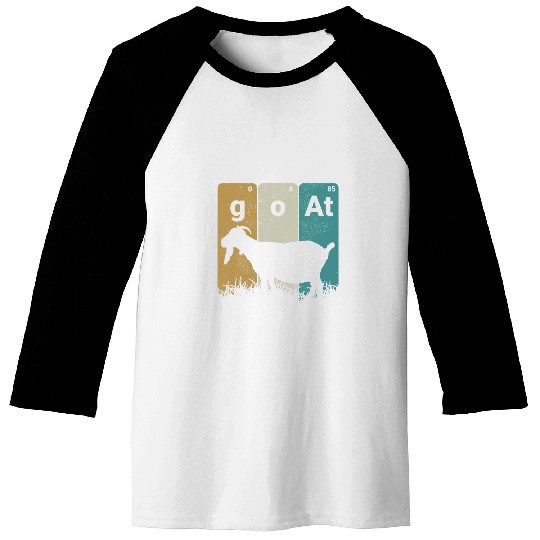 Goats Periodic Table Elements Goats Farmer Farming Baseball Tees