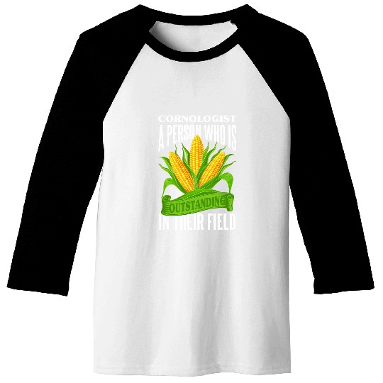 Funny Maize Corn Farmer Farming Corn Men Corn Cob Crop Baseball Tees
