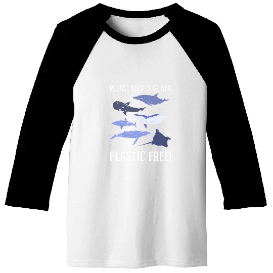Save Ocean And Marine Life Conservation Biologist Baseball Tees