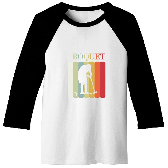 Sport Croquet mens croquet Baseball Tees