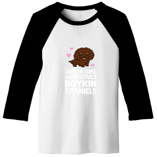 Boykin Spaniel Pet Just A Girl Who Loves Boykin Spaniels Baseball Tees