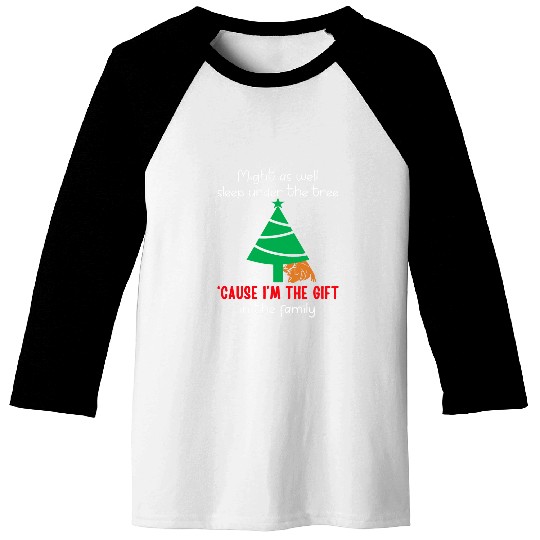 Labrador Pet Christmas Sleep Baseball Tees