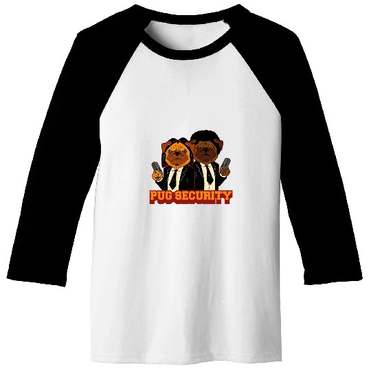 Pug Safety Baseball Tees