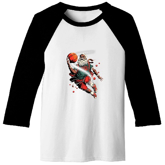 Sport Basketball Happy Kwanzaa Merry Kwanzaa Santa Black Christmas Basketball 2 Baseball Tees