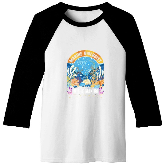 Marine Biologist In The Making Marine Biology Baseball Tees