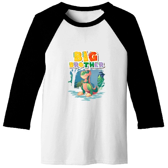 Dinosaur Pet Big Brother Dino Lover Baseball Tees