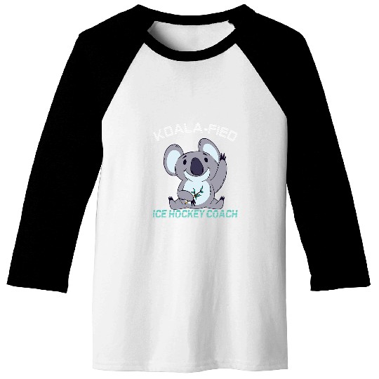 Ice Hockey Coachs Koalafied Qualified Baseball Tees
