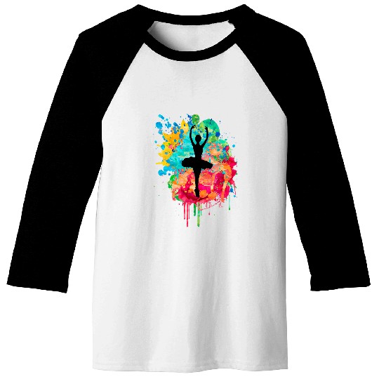 Ballerina in PopArt Baseball Tees