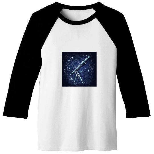 Astronomy Telescope 1 Baseball Tees