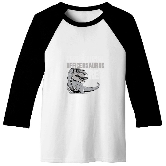 Dinosaur Pet Correctional Officer TRex Dinosaur vintages Correctional Baseball Tees