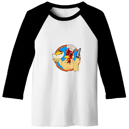 Chicken Pet Deviled Eggs Devil Chicken Funny Holiday Food Cooking Baseball Tees