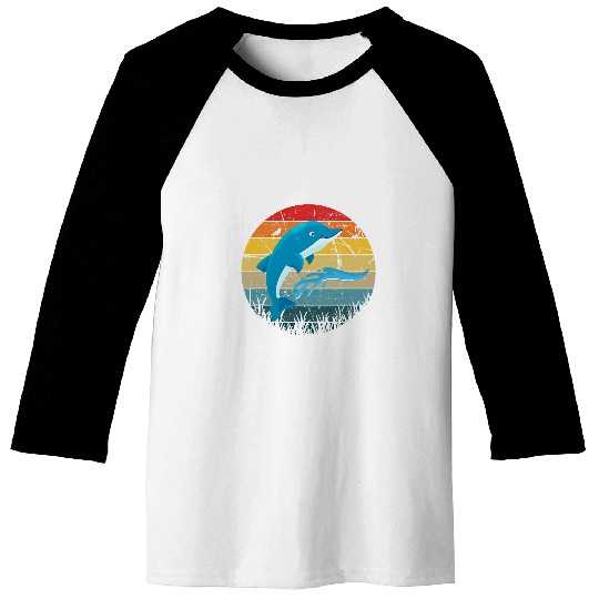 Dolphin Pet Gift Cuddly Toy Dolphin Shark Fish Whale 9 Baseball Tees