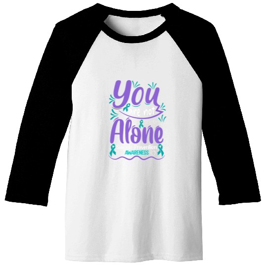 suicides Prevention 988 You are not alone Baseball Tees
