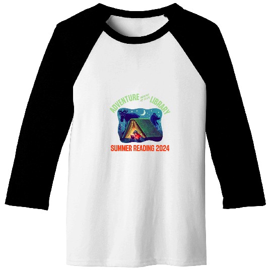 Adventure Begins At Your Library Summer Reading Program 2024 212 Baseball Tees