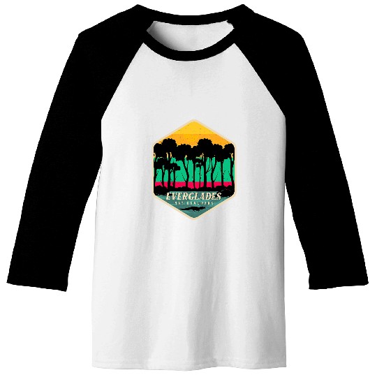 Alligator Pet National Park Everglades Wetlands Florida Baseball Tees