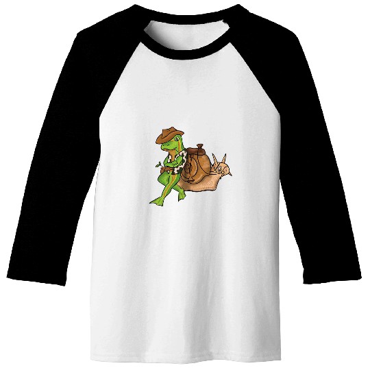 Frog Pet A Cowboys Frog and his rides Baseball Tees