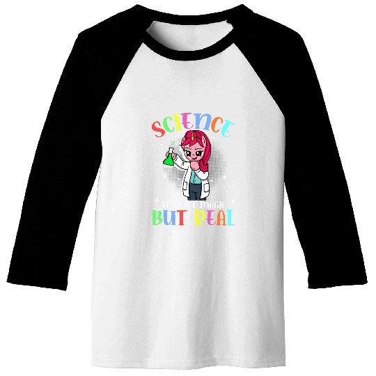 Unicorn Pet Science Its Like Magic But Real Chemistry Baseball Tees