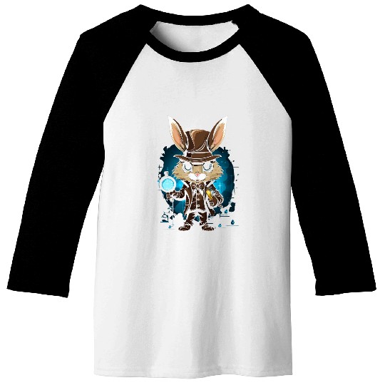 Easter Bunny Detective Easter Baseball Tees