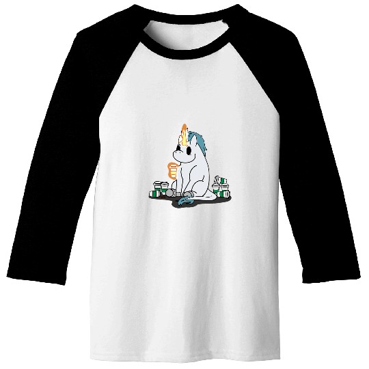 Unicorn Pet McSnoots  Coffee Baseball Tees