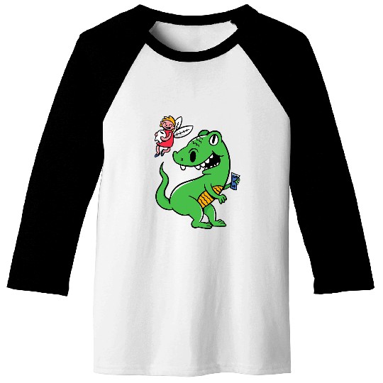 Dinosaur Pet Dental Assistant dentists Dinosaur Teeth Tooth Fairy Angel Baseball Tees
