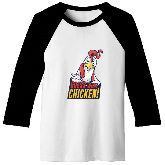 Chicken Pet Funny Guess What Chicken Butt 54 Baseball Tees