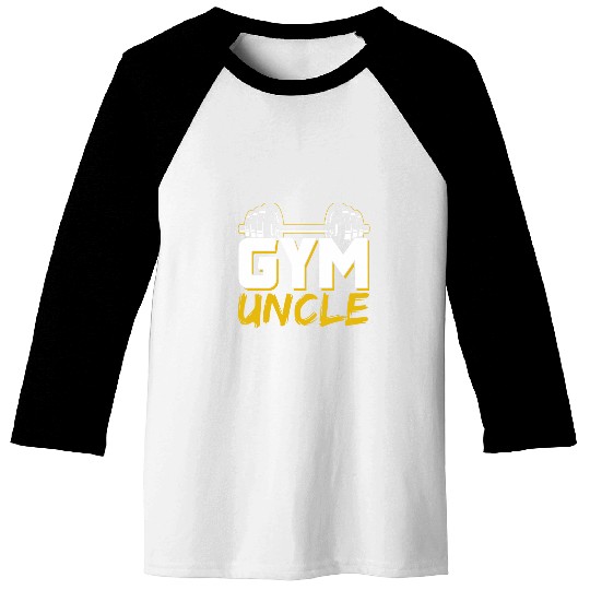 Gym Uncle Workout Weightlifting Fitness Training Baseball Tees