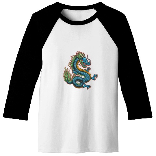 Dragon Pet Japanese dragon vintages Baseball Tees