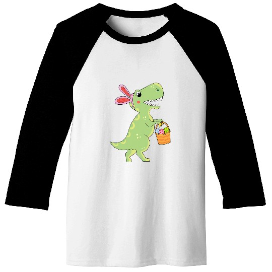 Dinosaur Pet Easter Bunny Dinosaur Easter Bunny TRex Easter Day Baseball Tees
