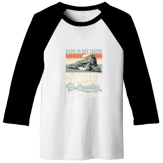 Train Lover Model Railroad Conductor Railroad Railway Train 215 Baseball Tees