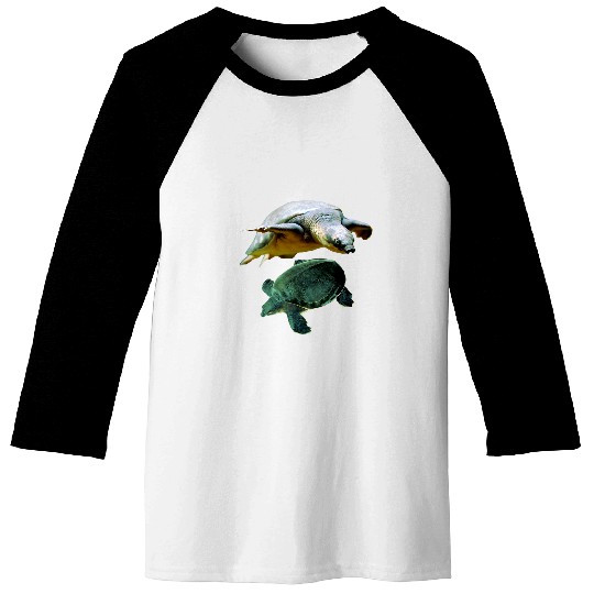 Turtle Pet Australian Fly River Turtle Pig Nosed Turtle Lovers Baseball Tees