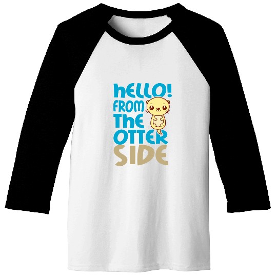 Otter Pet OTTER SIDE Baseball Tees