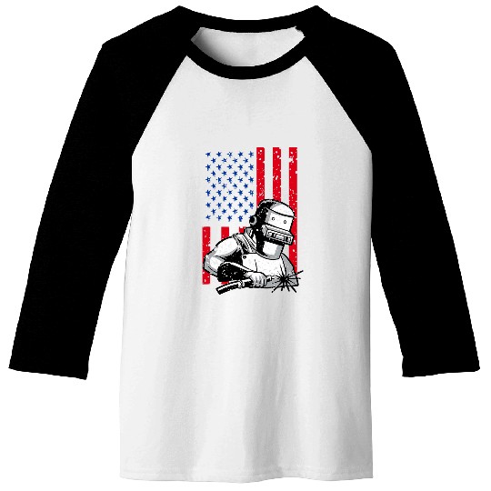 Welder Job Metal Worker Welder Welding Baseball Tees