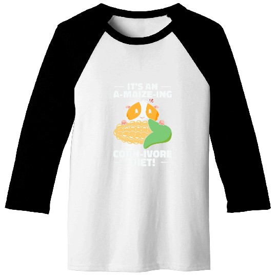 Hamster Pet Rodent Corn Maize Pet Food 01 Baseball Tees