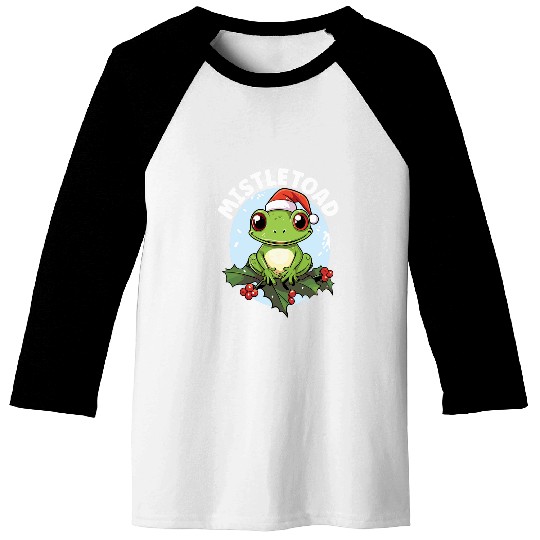 Frog Pet Christmas Merry xmass Frog Owner Amphibian Toad 5 Baseball Tees