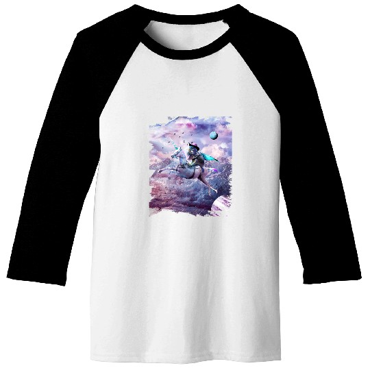 Unicorn Pet Bearded Dragon Epic Bearded Dragon Lizard Riding Baseball Tees