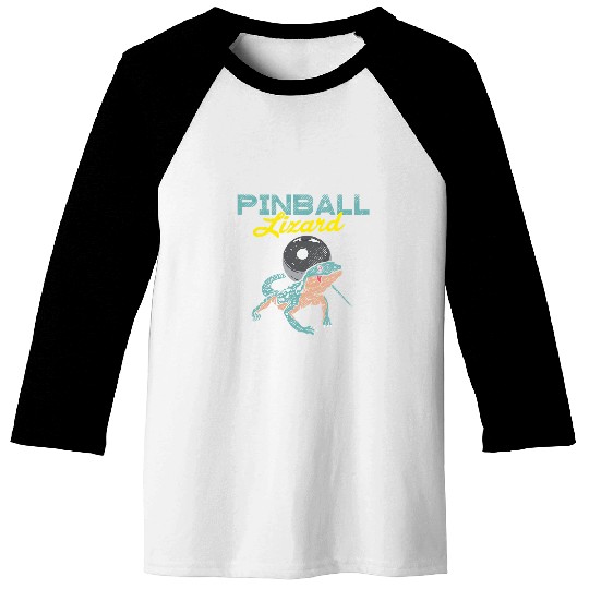 Komodo Pet Pinball Lizard Baseball Tees