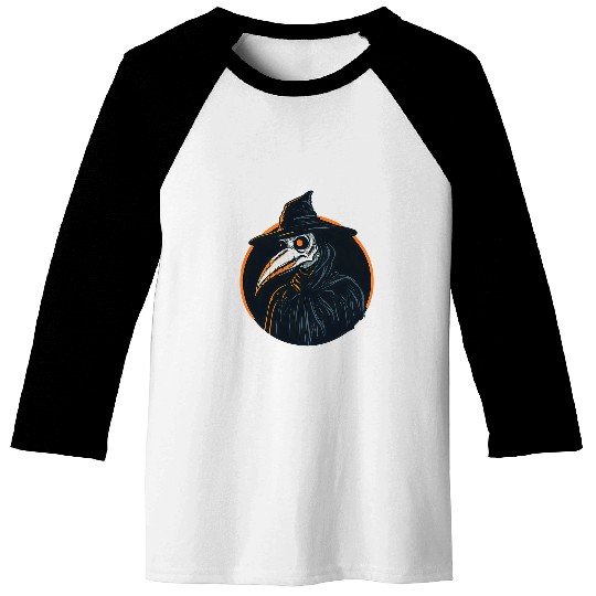 Plague Doctor Steampunk Medieval Medicines Horror Halloween 23 Baseball Tees