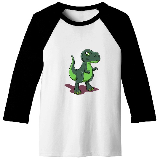 Dinosaur Pet Cartoon Tyrannosaurus Rex Baseball Tees