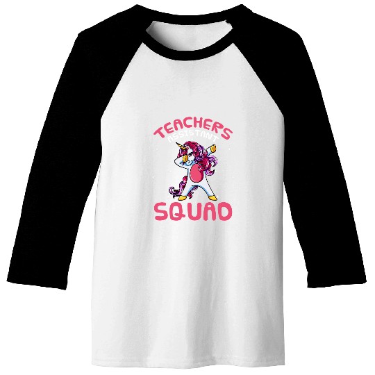 Unicorn Pet Teacher Assistant Education Teaching Aide Baseball Tees