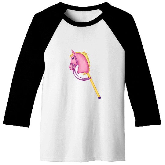 Horse Pet Stick Horse Toy Baseball Tees