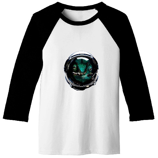 Chameleon Pet panthers Chameleon Outer Space Astronaut Baseball Tees