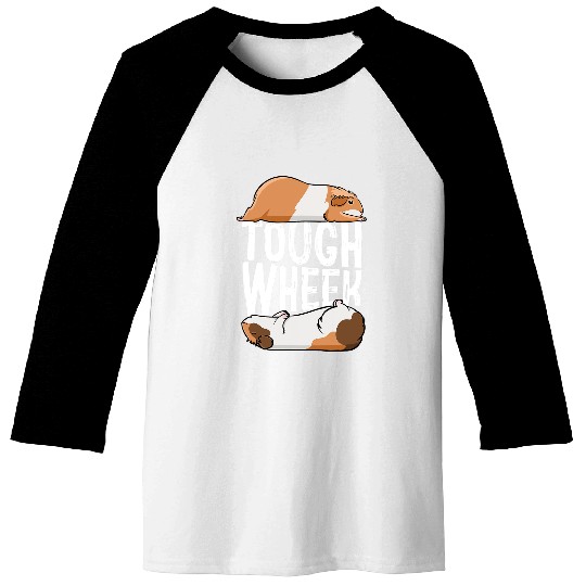 Guinea Pig Pet Tough Wheek  Guinea Pig Baseball Tees