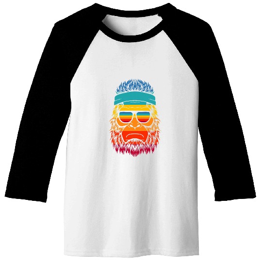 Gorilla Pet Retro Summer Gorilla Ape Monkey 6 Baseball Tees