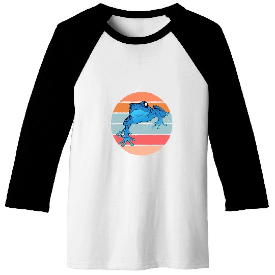 Frog Pet Nice Blue Poison Dart Frog Baseball Tees